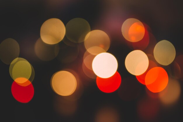 Kerst bokeh ballen