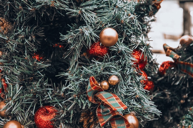 Kerst en nieuwjaar boom bal decoratie kerstboom vakantie sfeer