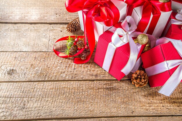 Kerst geschenkdozen en decoraties