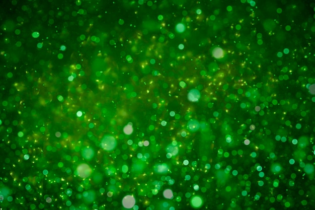 Kerst glitter groene achtergrond met bokeh