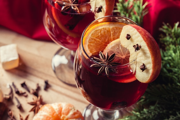 Foto kerst glühwein