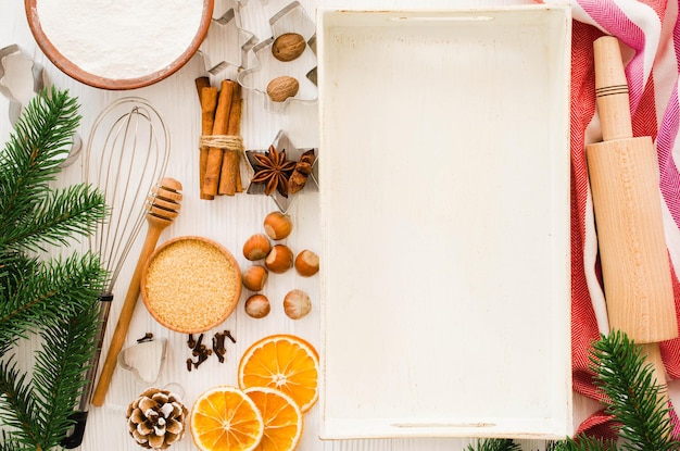 Kerst peperkoek kruiden koekjes uitstekers en deegroller