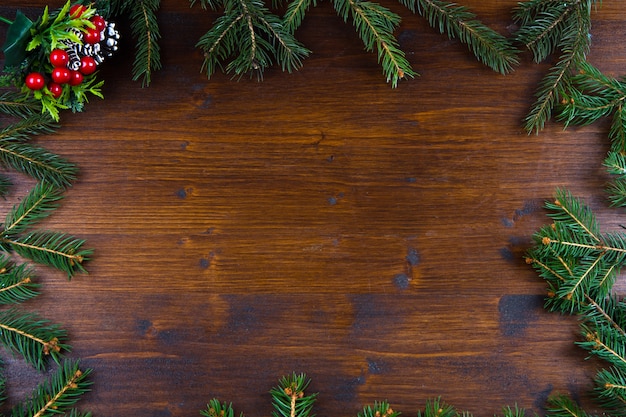 Kerst pijnboom achtergrond