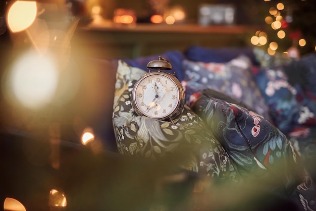 Kerst seizoen decoraties met bokeh lichten Kerst concept