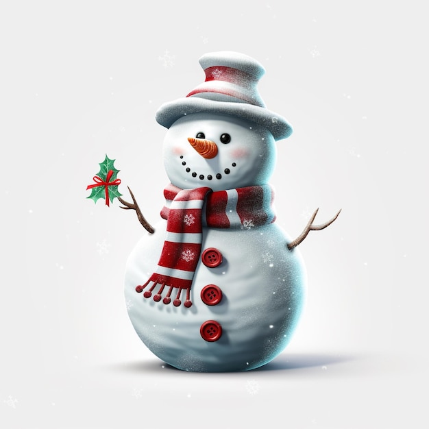 kerst sneeuwpop