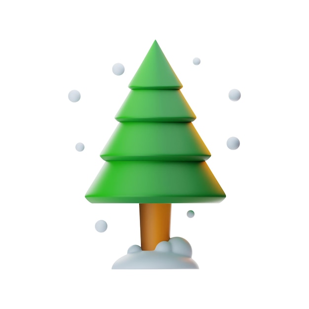 Kerst snoep pictogram 3D-rendering op geïsoleerde achtergrond