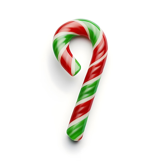 Foto kerst snoepstokken rode groene en witte strepen