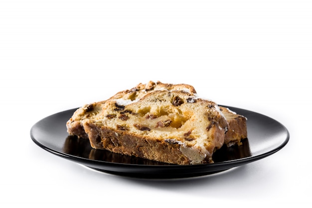 Kerst stollen fruit segment