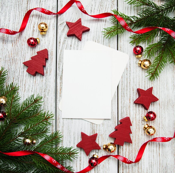 Foto kerst vakantie achtergrond