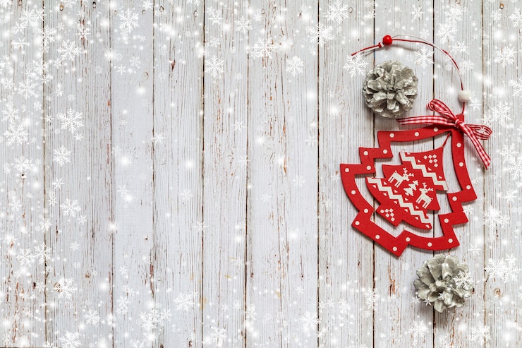 Foto kerst versiering.