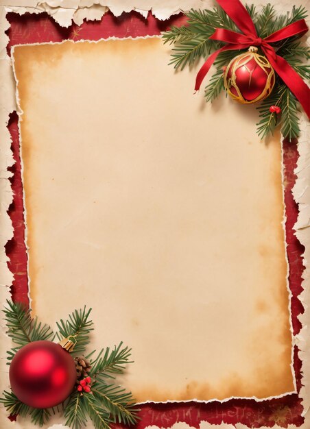 Kerst Vintage Papier Achtergrond