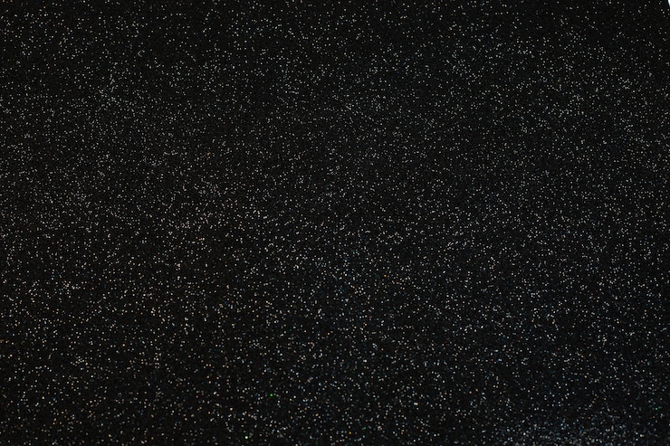 Foto kerst zilver glitter op zwart