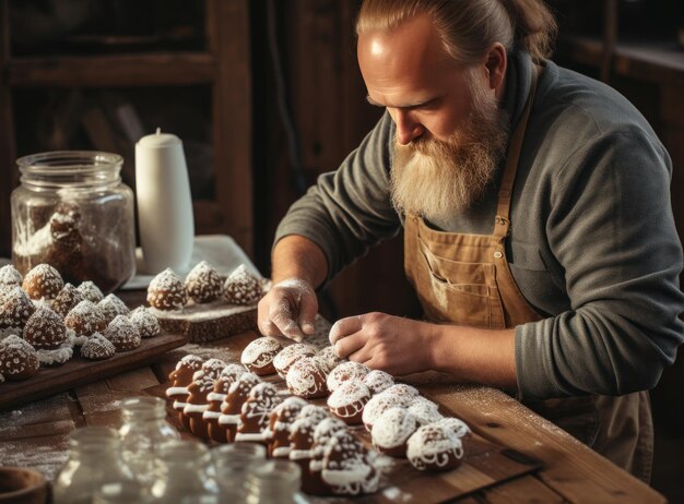 Kerst zoete koekjes