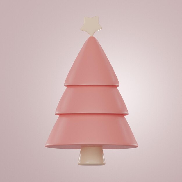 Kerstboom 3d render