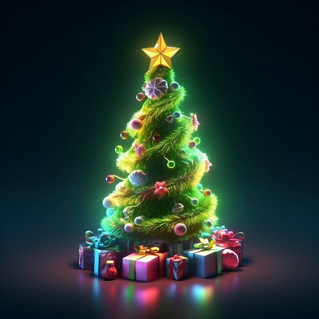 Kerstboom 3d