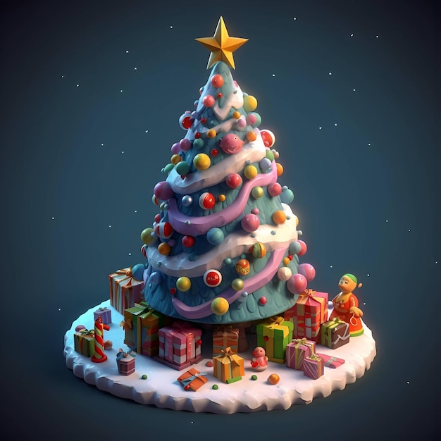 Kerstboom 3d