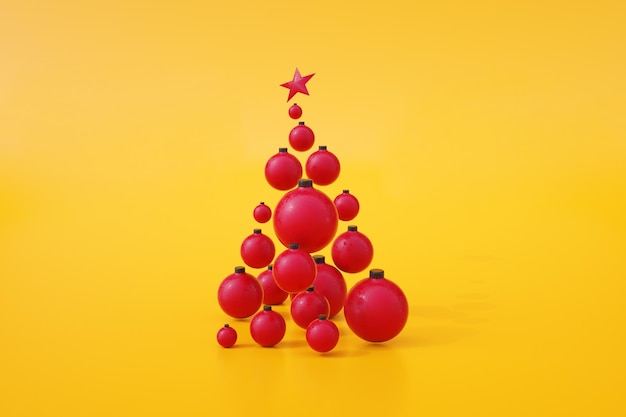 Foto kerstboom 3d