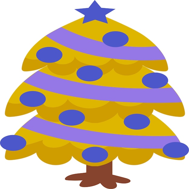 Kerstboom doodle