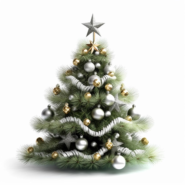 Kerstboom en decoraties