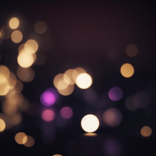 Kerstboom en wazige lichten