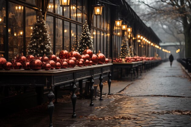 kerstboom kiezen op de kerstmarkt