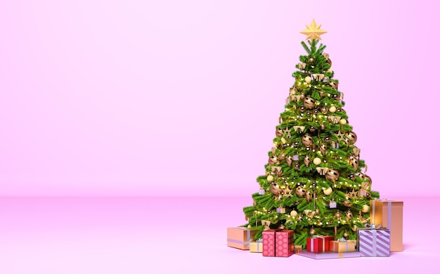 Kerstboom met giften