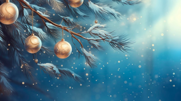 Kerstboomballen Illustratie van een kerstboom