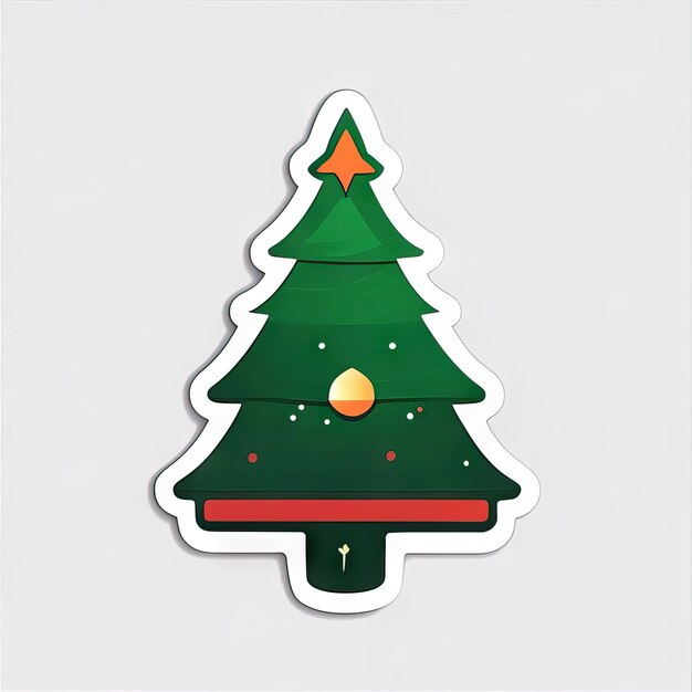 Kerstboomsticker