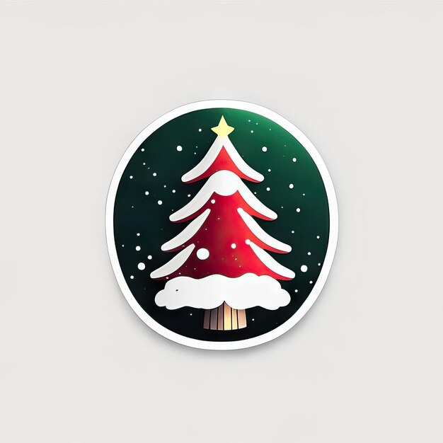 Kerstboomsticker