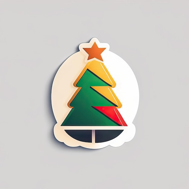 Kerstboomsticker