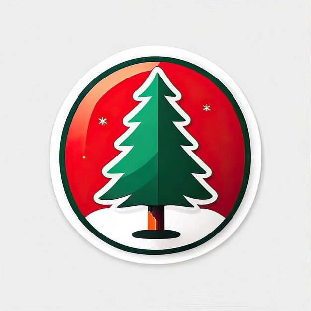 Kerstboomsticker