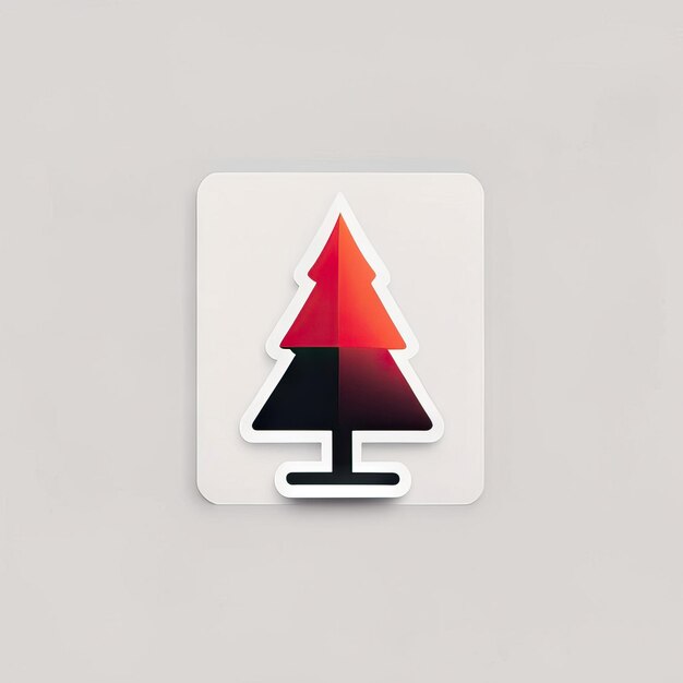 Kerstboomsticker