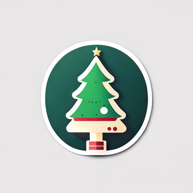 Kerstboomsticker