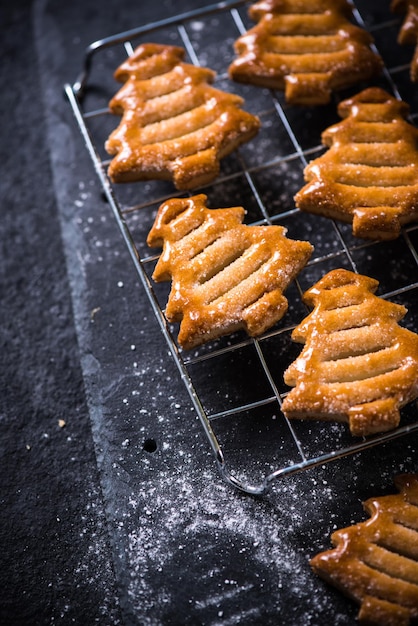 Kerstboomvorm koekjes