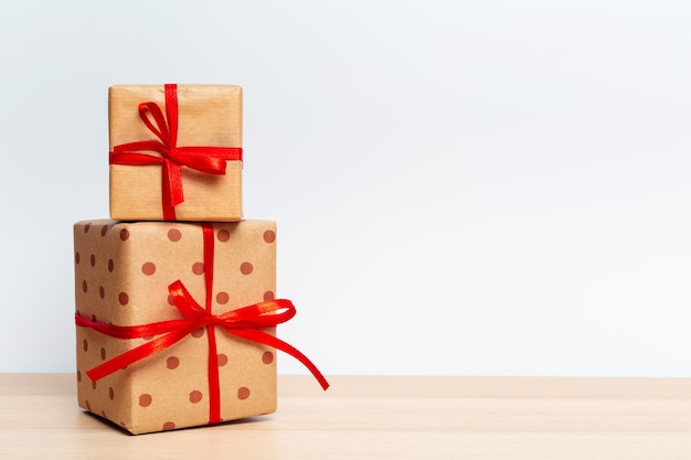 Kerstcadeaudoos op tablet