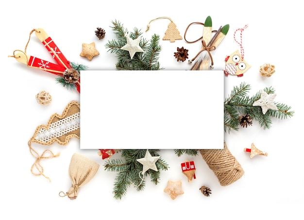 Foto kerstcadeaus en handgemaakte decoraties