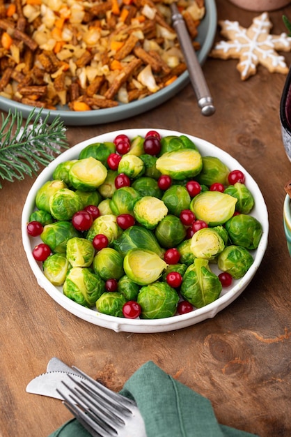 Kerstfeestdiner met traditionele gerechten