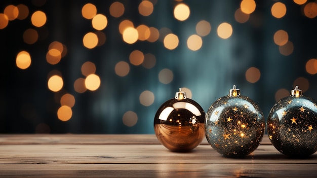 Kerstfestijns decor stilleven op houten achtergrond