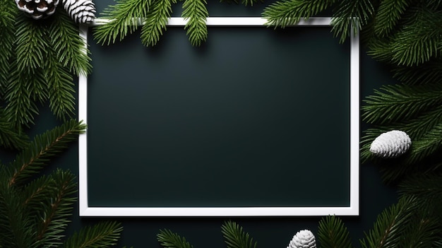 kerstframe met kerstboom