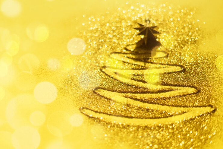 Foto kerstkaart met copyspace voor uw tekst.
