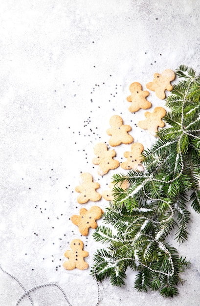 Kerstkoekjes met sparren