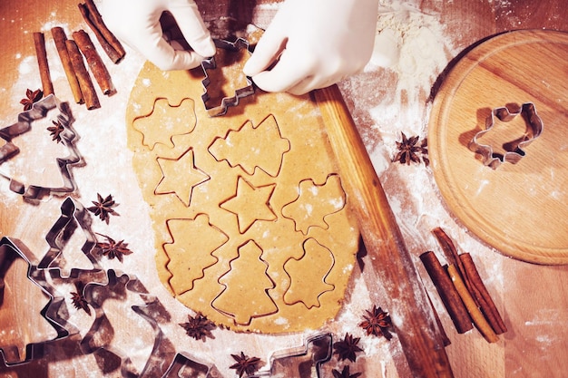 Kerstkoekjes peperkoek