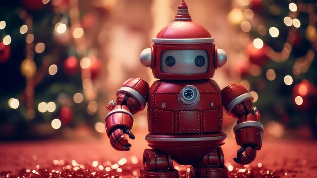 Kerstmanrobot voor Kerstmis