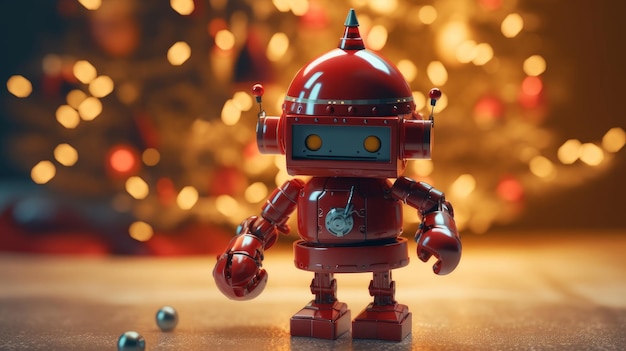 Kerstmanrobot voor Kerstmis