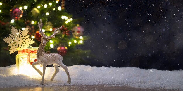 Foto kerstmis en nieuwjaar vakantie achtergrond.