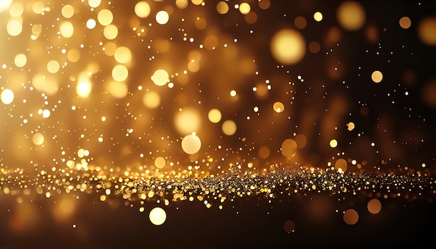 Kerstmis gouden luxe glitter achtergrond