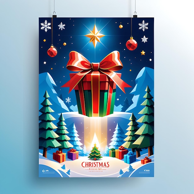 Kerstposterontwerp