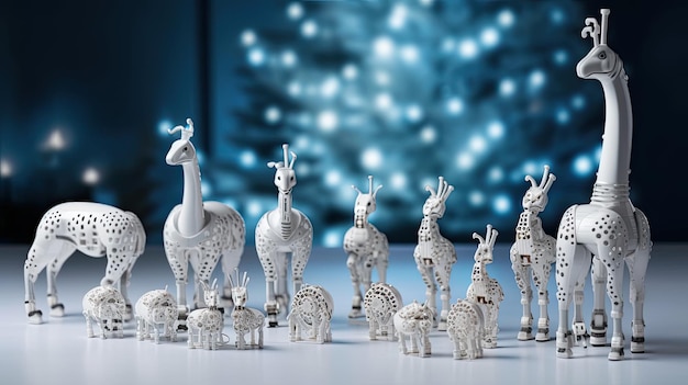 Kerstspeelgoed Verkenning van het toekomstige landschap van productie, 3D-printen en robotautomatisering