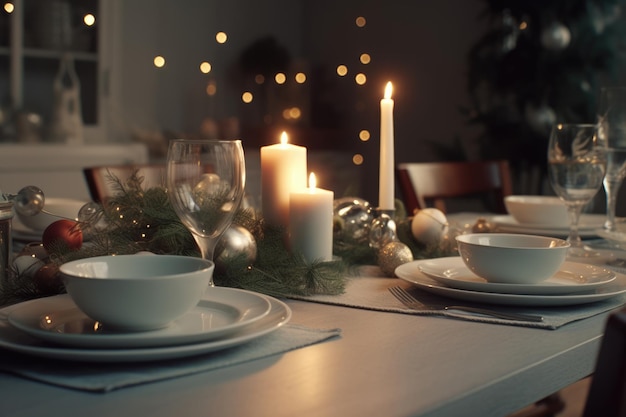 Kersttafel inrichten Generatieve AI