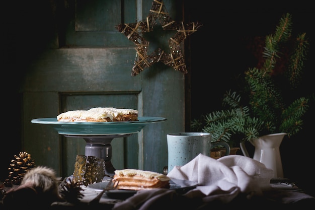 Kersttafel met Eclairs